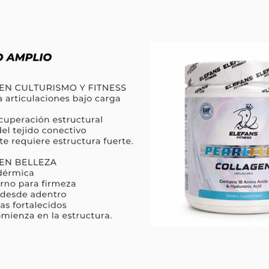 Colágeno Hidrolizado en Polvo PearlFlex®– Soporte para Articulaciones, Piel, Cabello y Uñas – Recuperación Muscular – - 8/8