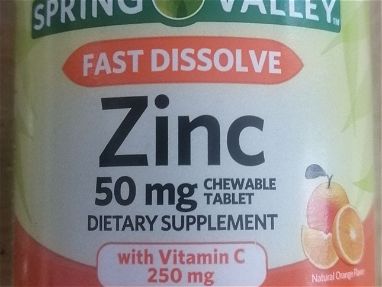 Zinc con vitamina C, 150 tab masticables - Img 66498651