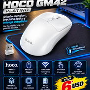 🖱️ MOUSE 🖱️ INALÁMBRICO HOCO GM42 PLATINO. TENEMOS MENSAJERÍA CON FACTURA Y GARANTÍA. 📲 54833699 - Img 57276092