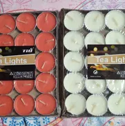 Velas blancas y rojas de las redondas en 60 pesos cada una - Img 49512877