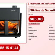 FREIDORA DE AIRE 4.2L SANKEY VPT-0129 - Img 56198557