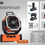 Ventilador Recargable F6 - Img 56011159