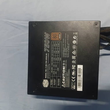 Fuente cooler master 750 watts semimodular certificada en bronce, tiene su sello, 50 usd. - 2/3