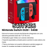 !!Nintendo Switch OLED - 64GB/Nueva consola de Nintendo integrada con una vibrante pantalla OLED de 7"(17.78cm)!! - Img 45631541