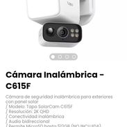 Cámara Inalámbrica - C615F. Modelo: Tapo SolarCam C615F - Img 53840794