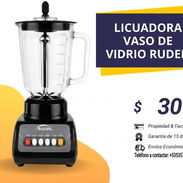 LICUADORA VASO DE VIDRIO RUDEN 300W - Img 56617559