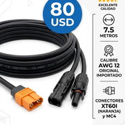 Cable de estacion de energía a panel solar 7.5 metros - Img 56940577