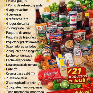 Productos alimenticios con mensajería incluida,,,rápido y seguro. - Img 119977361