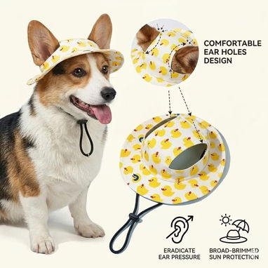 Sombrero de Verano para Mascotas / Tallas S y L - 2/5