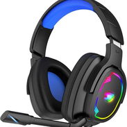 Auriculares para juegos para PC/PS4/PS5/Xbox One/Switch, auriculares estéreo con sonido envolvente para juegos con micró - Img 52665701