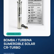 BOMBA / TURBINA SUMERGIBLE SOLAR CR-TURBO - Img 57553230