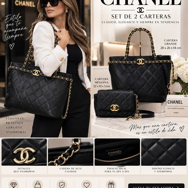 Carteras Estilo de Lujo (Chanel, Dior, LV, YSL) - 2/2