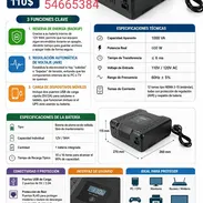 BACKUP/UPS DE PC CON 12 TOMAS – 1000VA / 600W - Img 56039262