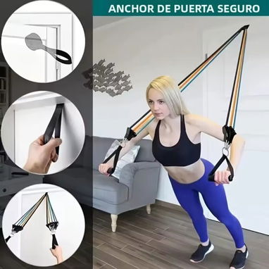 Kit completo ligas por 100 lbs para ejercicios - Img 125137385