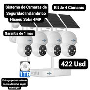 Sistema de Cámaras de Seguridad Hiseeu Solar 4MP – Kit de 4 Cámaras, Garantía de 1 mes, Entrega por costo adicional - Img 57399865