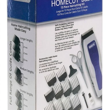MÁQUINA DE PELAR WAHL HOMECUT BASIC (15 PIEZAS) NUEVA EN CAJA SELLADA - 3/3