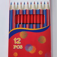 Caja de 12 Lápices de 2 colores(Rojo y Azul) - Img 56284730