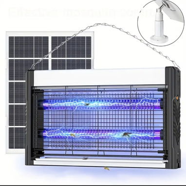 Lámpara trampa para insectos mosquitos Solar - Img 124014378