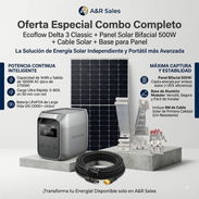 COMBO ESPECIAL♨️ *Ecoflow Delta 3 Classic + Panel Solar 500W + Cable Solar 6 mts + Base para Panel.* $1300 usd - Img 56877143