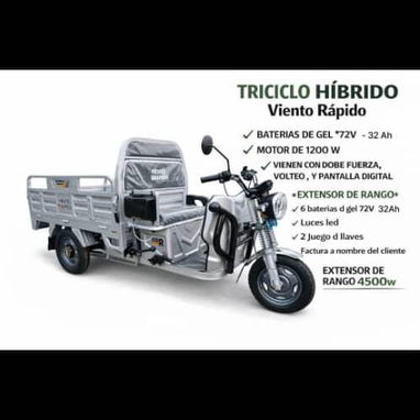 Triciclo híbrido, Viento Rápido - Img 123379882