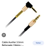 Cable Auxiliar 3.5mm reforzado 1 metro. - Img 43581560