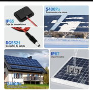 Kit de panel solar con controlador de carga - Img 56497397