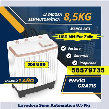 LAVADORAS SEMIAUTOMATICAS tlf 56579735.../ Envio Gratis /(USD-MN-Eur-Zelle)/Garantía 1 año - Img 121651322