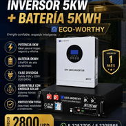 ‼️Inversor 5kw + Batería 5kwh ECO-WORTH‼️ - Img 56888721