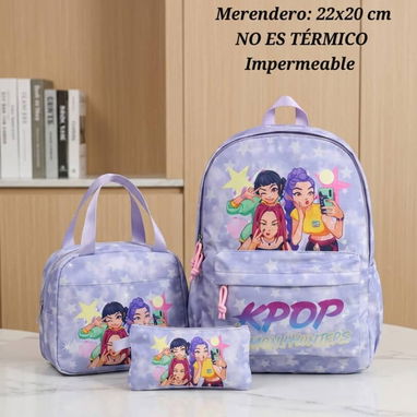 Mochila y merendero de las guerreras K-pop Huntrix - Img 121181230