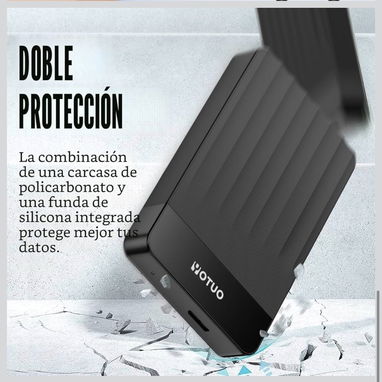 YOTUO - Disco duro externo portátil de expansión de almacenamiento HDD móvil USB 3.0 USB-C para PC, Mac, ordenador de es - Img 118908818
