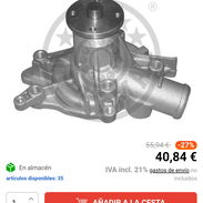 Bomba de agua nueva en caja de Hyundai H100, H1de gasolina y de Mitsubishi Lancer, montero, y otros modelos de gasolina - Img 36884088