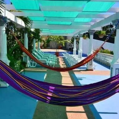 IG Casa de renta con piscina para grupos grandes en playa Boca Ciega. Alquiler de casa con piscina BC-002 - 2/5