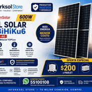 ☀️ PANEL SOLAR CANADIAN SOLAR 600W — TOPBiHiKu6 BIFACIAL | Venta por Parlet 27u - Img 57119726