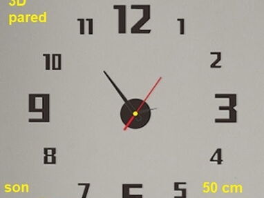 Relojes 2D Reloj 2D 50 x 50 cm de diametro o 25 cm de radio - Img main-image-45449093