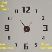 Relojes 2D Reloj 2D 50 x 50 cm de diametro o 25 cm de radio - Img 45449093