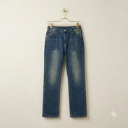 Jeans Rectos Premium - Azul Medio Vintage Talla XL - Img 57879670