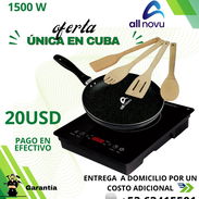 Cocinas de inducción y cocinas infrarrojas con sarten y paletas de madera incluidas incluidas en el precio - Img 55928413