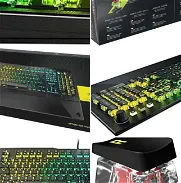 Brutal teclado óptico de los más rápidos del mundo marca ROCCAT VULCAN PRO iluminación AIMO RGB CON REPOSA MUÑECA - Img 45855625
