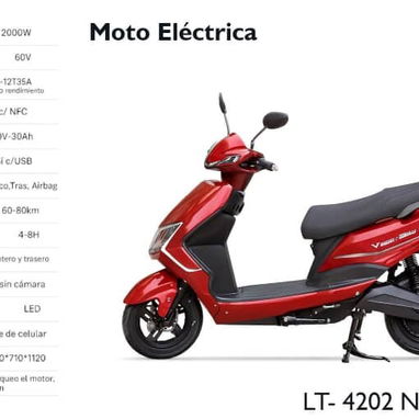 2000 USD VENDO MOTO ELECTRICA MARCA VEDCA SOY EL DUEÑO NUEVA - Img 125937635