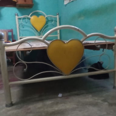 Cama de madera+ bastidor y colchón - Img 118887085