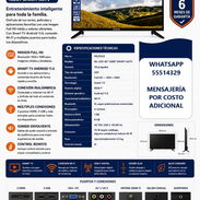 SMART TV 40" HD MILEXUS, ENTREGA DE FACTURA. VARIEDAD DE TELEVISORES Y EFECTOS ELECTRODOMÉSTICOS - Img 56823159