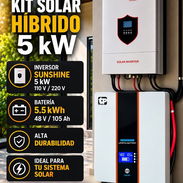 Kit solar hibrido 5kw - Img 58463456