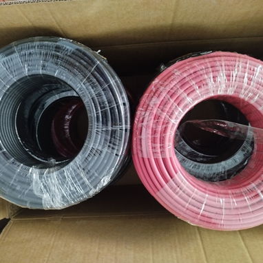 CABLE CALIBRE 10 AWG ROJO Y NEGRO PRECIO 2.60 USD por metro .Rollo de 50 m - 3/3