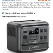 ⚡Estación de energía portátil (2025 nueva) Bluetti Elite 100 v2 Batería de respaldo LiFePO4 de 1024w con 4 tomas de CA d - Img 55739711