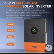 Inversor solar híbrido 6500 W, de 48 V a 120 V/240 V + 2 Batería LiFePO4 de 48V 100AH (5.12kWh) - Img 57449624