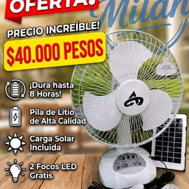 Ventiladores eléctricos y recargables - 7/7