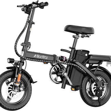 BICICLETA ELÉCTRICA PLEGABLE ASKMY E14 NUEVA CON MENSAJERIA INCLUIDA - Img 122375323