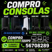 🔴 COMPRO CONSOLAS 🔴 Compro PS3, PS4, PS5, Xbox 360 y Xbox One ✔️ En buen estado ✔️ Rota o con fallas ✔️ Para reparar o - Img 55216148