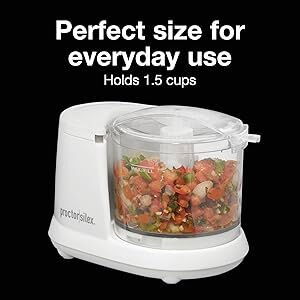 Procesador pequeño de alimentos - Moledor - Picador de especies 1.5 tazas (proctor|silex) - 4/10