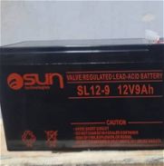 bateria de backup 12 volt 9 amp nueva sin estrenar - Img 45724031
